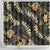 Gold Tropical Leaves Hawaii Mikioi Lei Shower Curtain Luxury Stylized - Polynesian Pride