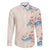 Beige Hawaii Lei Seashells Starfish Family Matching Mermaid Dress and Hawaiian Shirt Sandy Sylized - Polynesian Pride