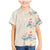 Beige Hawaii Lei Seashells Starfish Family Matching Mermaid Dress and Hawaiian Shirt Sandy Sylized - Polynesian Pride