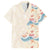 Beige Hawaii Lei Seashells Starfish Family Matching Tank Maxi Dress and Hawaiian Shirt Sandy Sylized - Polynesian Pride