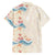 Beige Hawaii Lei Seashells Starfish Family Matching Tank Maxi Dress and Hawaiian Shirt Sandy Sylized - Polynesian Pride