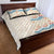 Beige Hawaii Lei Seashells Starfish Quilt Bed Set Sandy Sylized - Polynesian Pride