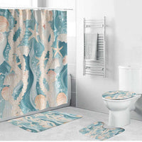 Hawaii Lei Seashells Starfish Bathroom Set Fresh Summer Vibe - Polynesian Pride