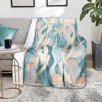 Hawaii Lei Seashells Starfish Blanket Fresh Summer Vibe - Polynesian Pride
