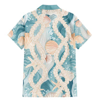 Hawaii Lei Seashells Starfish Family Matching Mermaid Dress and Hawaiian Shirt Fresh Summer Vibe - Polynesian Pride