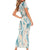 Hawaii Lei Seashells Starfish Family Matching Short Sleeve Bodycon Dress and Hawaiian Shirt Fresh Summer Vibe - Polynesian Pride