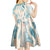 Hawaii Lei Seashells Starfish Kid Short Sleeve Dress Fresh Summer Vibe - Polynesian Pride