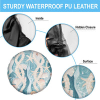 Hawaii Lei Seashells Starfish Spare Tire Cover Fresh Summer Vibe - Polynesian Pride