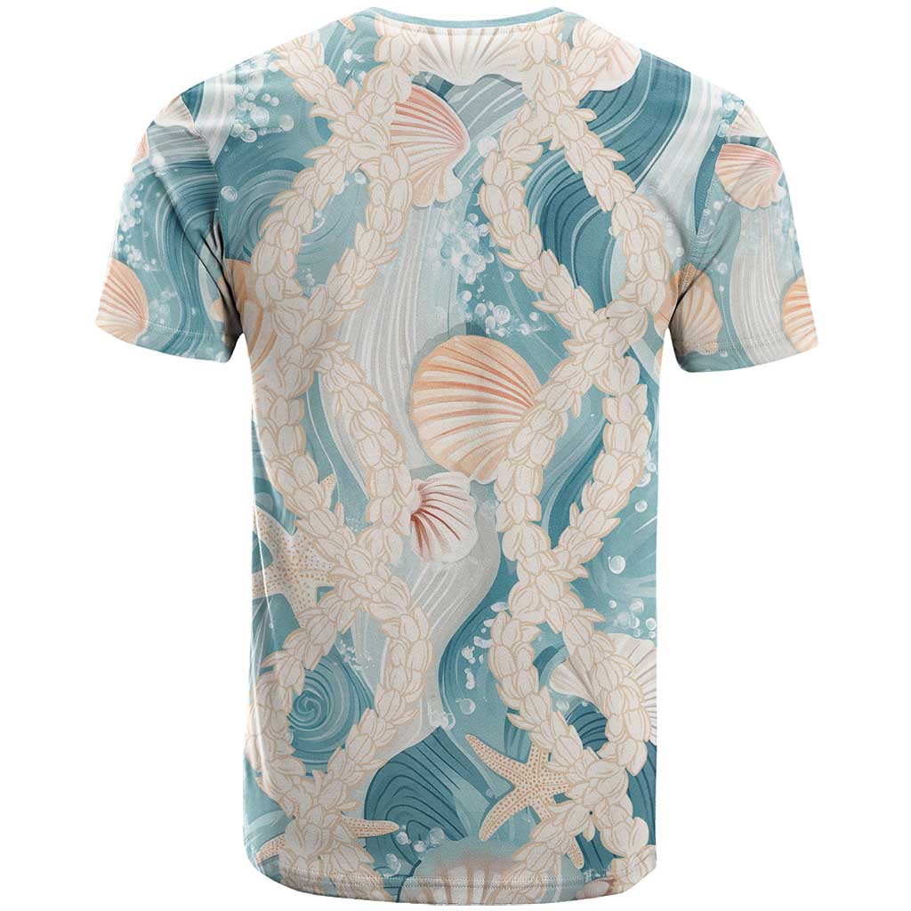 Hawaii Lei Seashells Starfish T Shirt Fresh Summer Vibe - Polynesian Pride