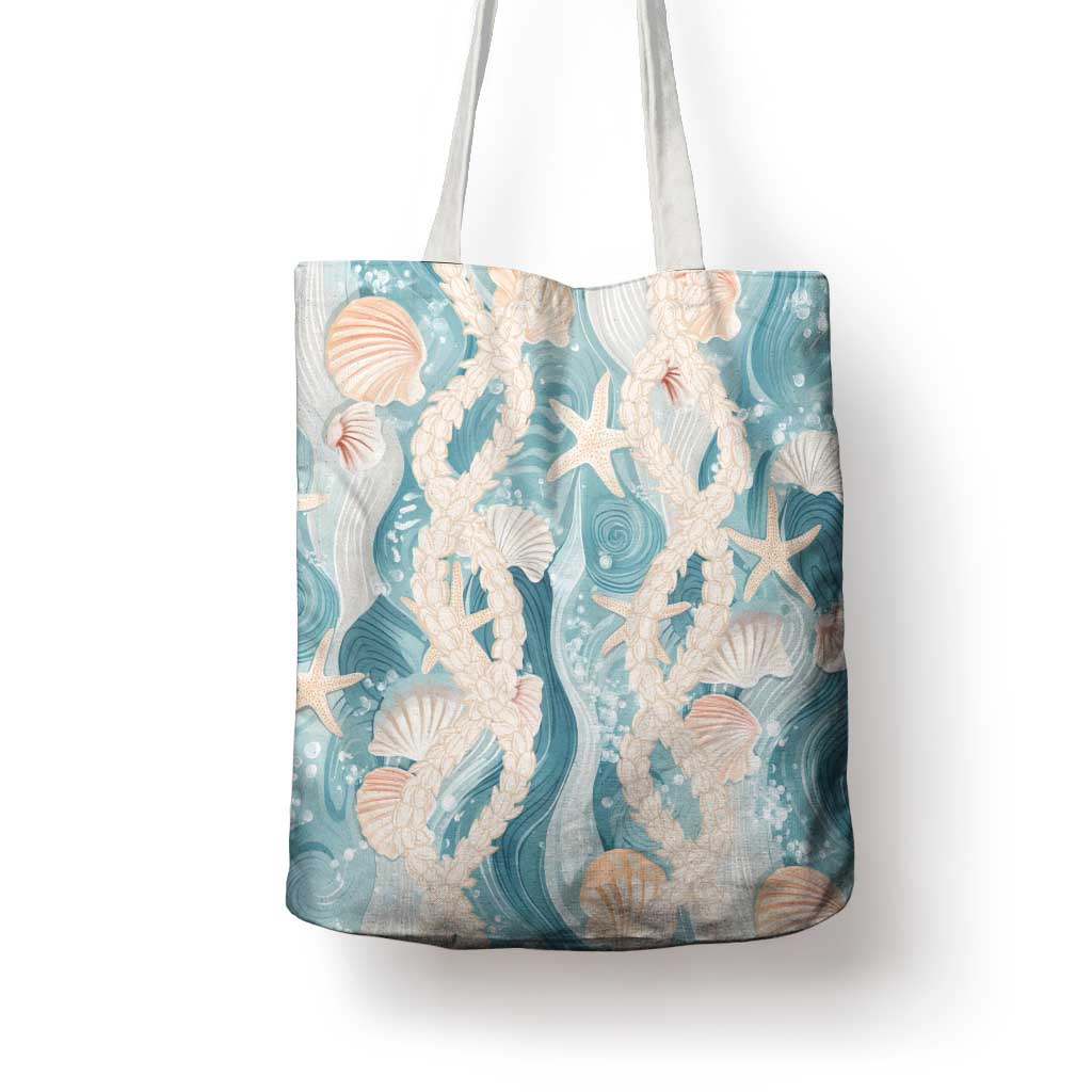 Hawaii Lei Seashells Starfish Tote Bag Fresh Summer Vibe - Polynesian Pride