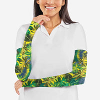 Hawaii Summer Tropical Leaves Arm Sleeves - Polynesian Pride
