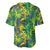 Hawaii Summer Tropical Leaves Baseball Jersey - Polynesian Pride
