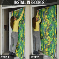 Hawaii Summer Tropical Leaves Door Cover - Polynesian Pride