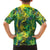 Hawaii Summer Tropical Leaves Family Matching Long Sleeve Bodycon Dress and Hawaiian Shirt - Polynesian Pride