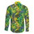 Hawaii Summer Tropical Leaves Family Matching Long Sleeve Bodycon Dress and Hawaiian Shirt - Polynesian Pride
