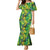 Hawaii Summer Tropical Leaves Family Matching Mermaid Dress and Hawaiian Shirt - Polynesian Pride