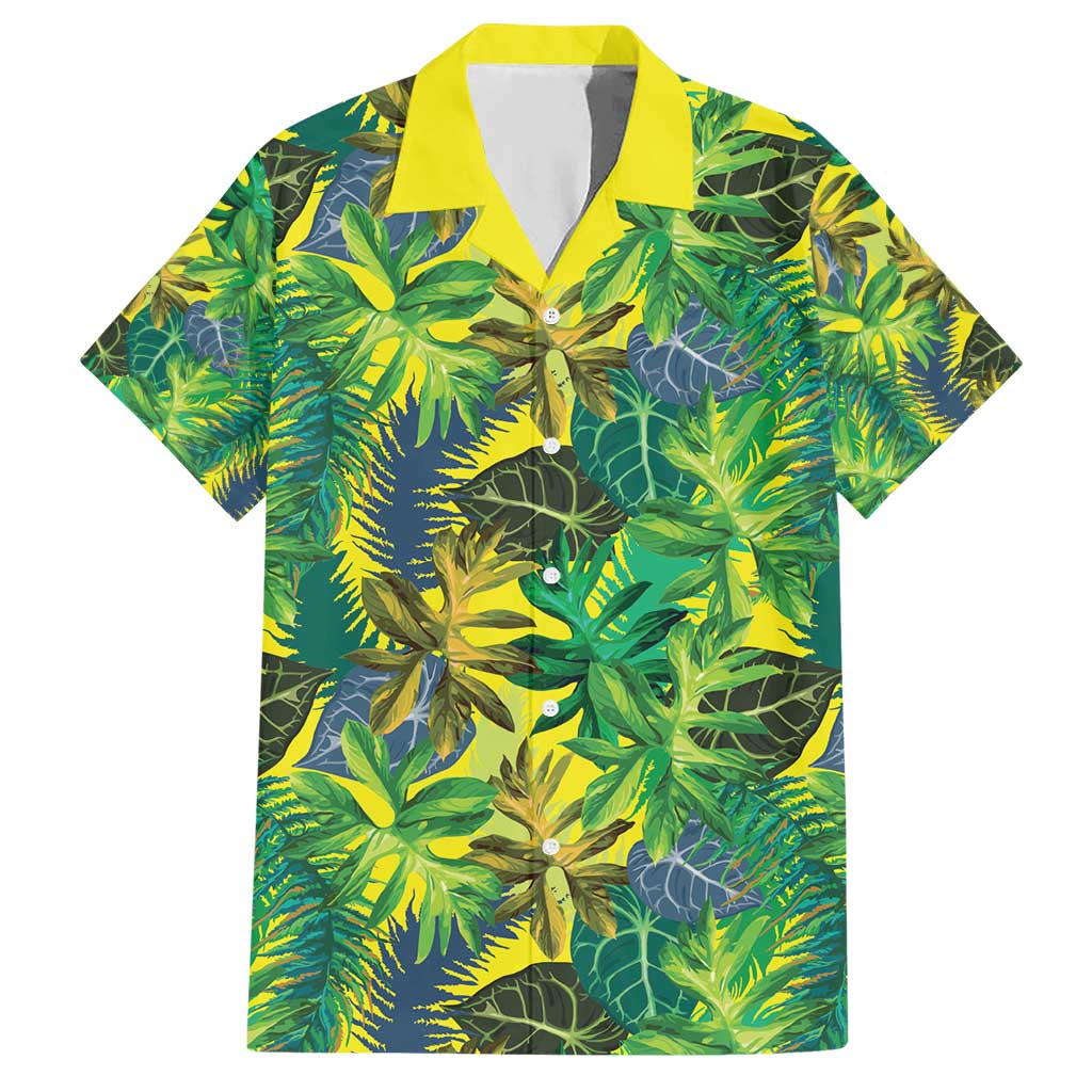 Hawaii Summer Tropical Leaves Hawaiian Shirt - Polynesian Pride