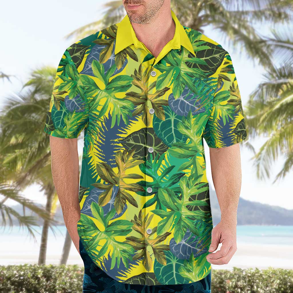 Hawaii Summer Tropical Leaves Hawaiian Shirt - Polynesian Pride