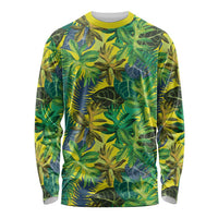Hawaii Summer Tropical Leaves Long Sleeve Shirt - Polynesian Pride