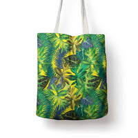 Hawaii Summer Tropical Leaves Tote Bag - Polynesian Pride