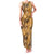 Hawaii Gold Tropical Leaves Family Matching Tank Maxi Dress and Hawaiian Shirt - Polynesian Pride