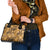 Hawaii Gold Tropical Leaves Shoulder Handbag - Polynesian Pride
