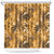 Hawaii Gold Tropical Leaves Shower Curtain - Polynesian Pride
