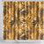 Hawaii Gold Tropical Leaves Shower Curtain - Polynesian Pride