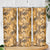 Hawaii Gold Tropical Leaves Skinny Tumbler - Polynesian Pride