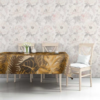 Hawaii Gold Tropical Leaves Tablecloth - Polynesian Pride