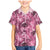 Hawaii Pink Tropical Leaves Family Matching Mermaid Dress and Hawaiian Shirt - Polynesian Pride