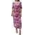 Hawaii Pink Tropical Leaves Family Matching Puletasi and Hawaiian Shirt - Polynesian Pride