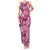 Hawaii Pink Tropical Leaves Family Matching Tank Maxi Dress and Hawaiian Shirt - Polynesian Pride
