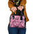 Hawaii Pink Tropical Leaves Shoulder Handbag - Polynesian Pride