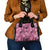 Hawaii Pink Tropical Leaves Shoulder Handbag - Polynesian Pride