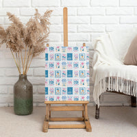 Hawaii Coastal Summer Postcard Canvas Wall Art