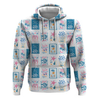 Hawaii Coastal Summer Postcard Hoodie
