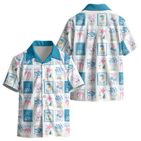 Hawaii Coastal Summer Postcard Kid Hawaiian Shirt