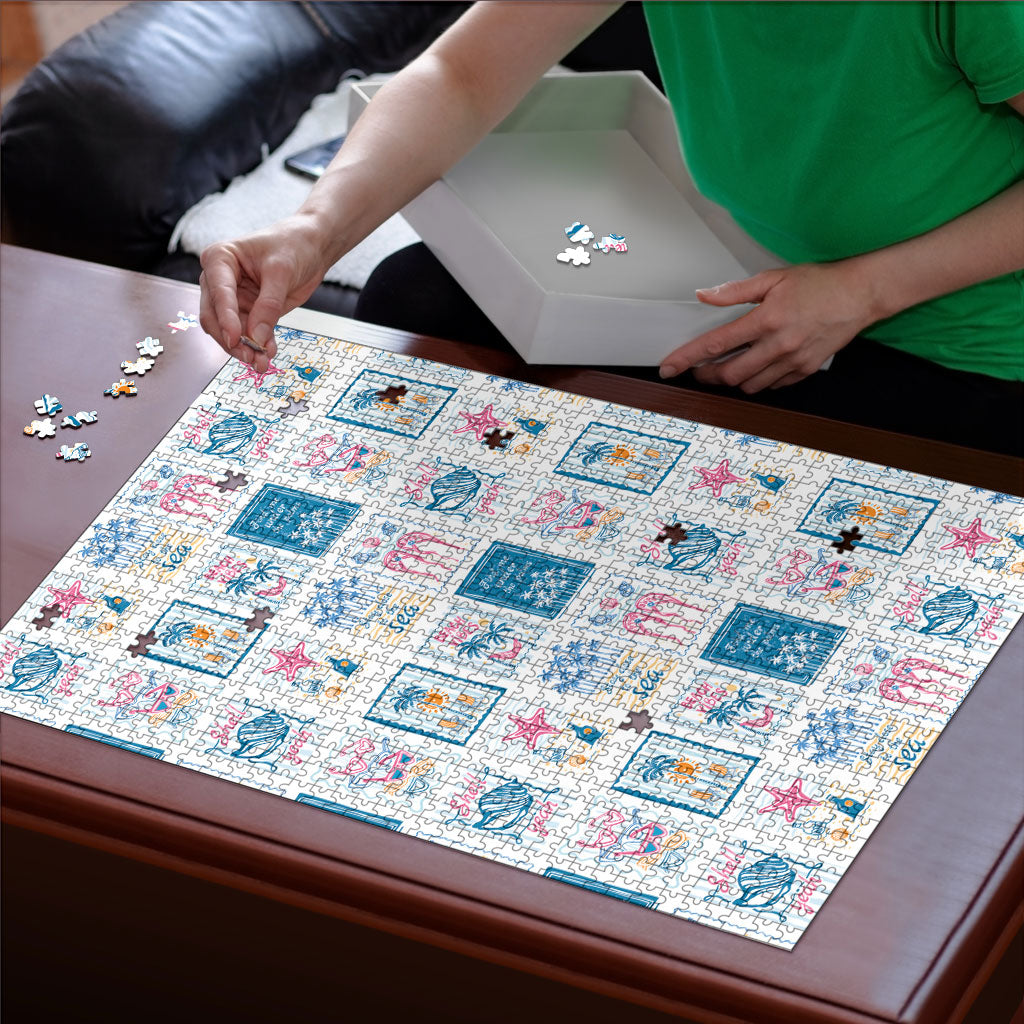 Hawaii Coastal Summer Postcard Puzzle