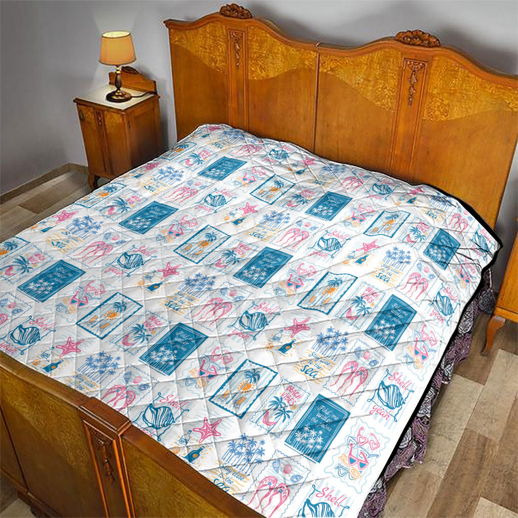 Hawaii Coastal Summer Postcard Quilt