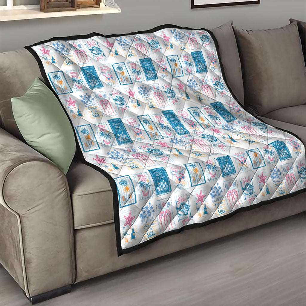 Hawaii Coastal Summer Postcard Quilt
