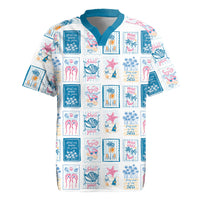 Hawaii Coastal Summer Postcard Rugby Jersey