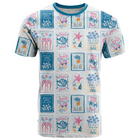 Hawaii Coastal Summer Postcard T Shirt