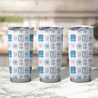 Hawaii Coastal Summer Postcard Tumbler Cup