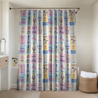 Aloha Summer Posters Grunge Textures Bathroom Set