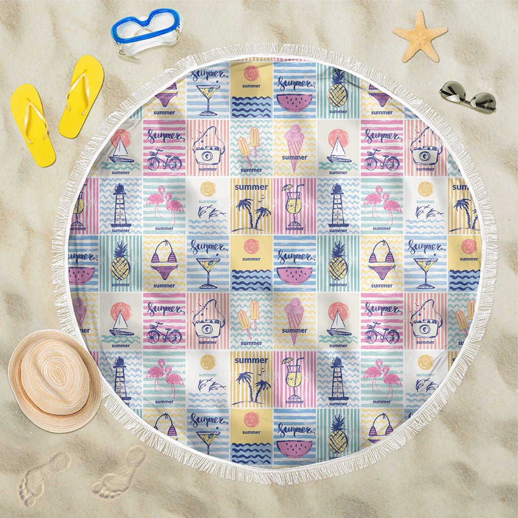 Aloha Summer Posters Grunge Textures Beach Blanket