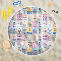 Aloha Summer Posters Grunge Textures Beach Blanket