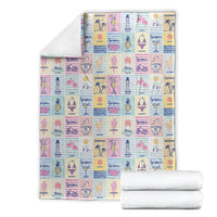 Aloha Summer Posters Grunge Textures Blanket