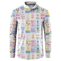 Aloha Summer Posters Grunge Textures Button Sweatshirt