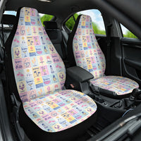 Aloha Summer Posters Grunge Textures Car Seat Cover